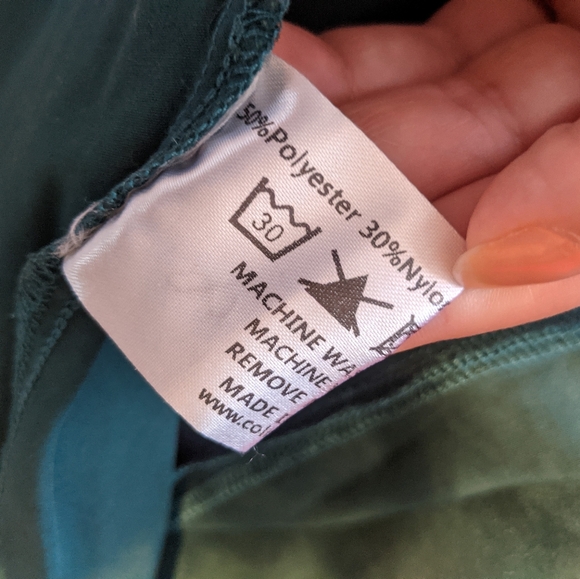 Teal swing dress size XS - Picture 5 of 6